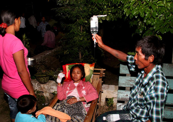 Myanmar quake kills at least 12