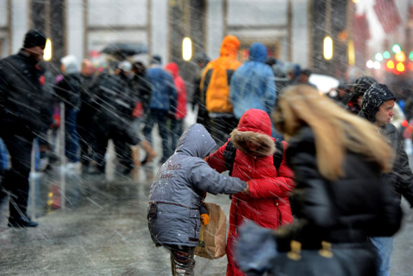 Winter storms hit eastern US