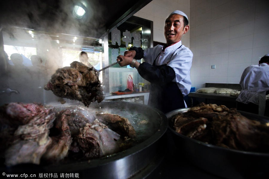 Traditional taste of Lanzhou beef noodles