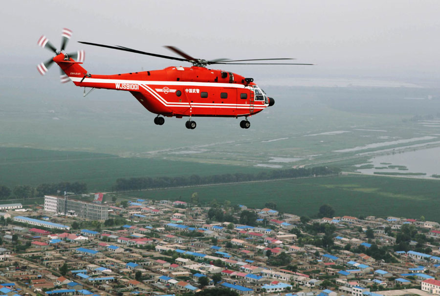 China expands use of civilian helicopters