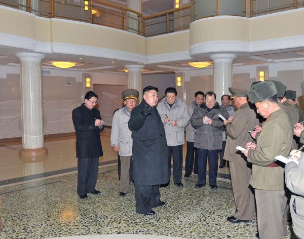 DPRK's Kim visits Taesongsan General Hospital