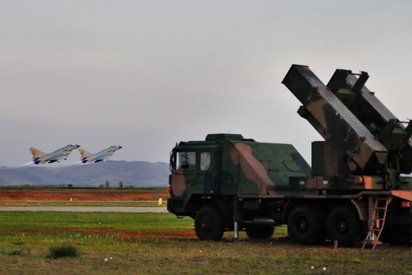 Air combat drill in SW China