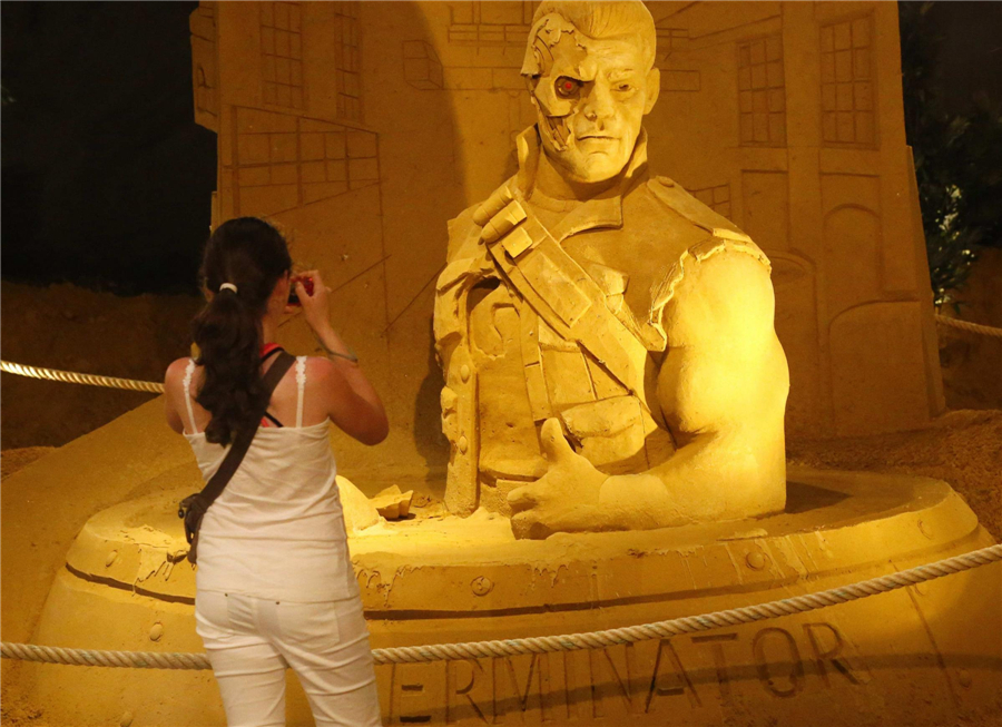 Sand Sculpture Festival in Belgium