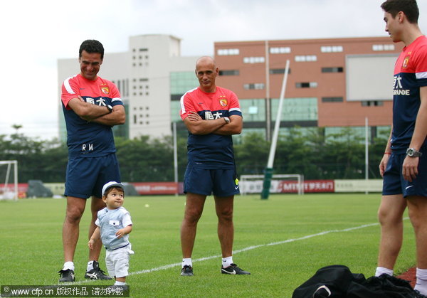 Conca's son shows off his own fancy footwork