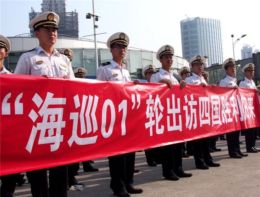 China's flagship vessel returns from record voyage