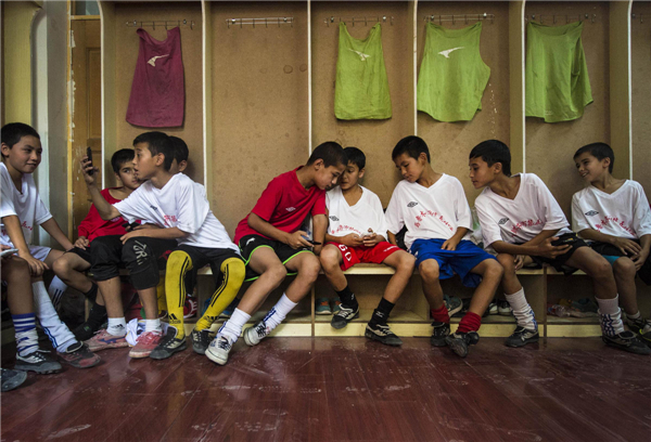 Soccer dreams for Xinjiang teens