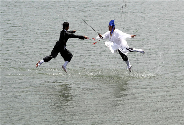 Visitors can be kung fu fighters at Yunnan resort