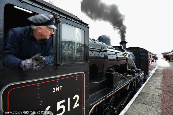 Scotland train marks 150th year