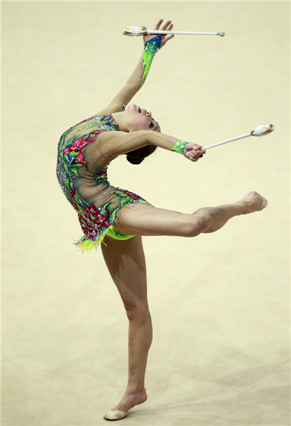 Gymnasts find their rhythm