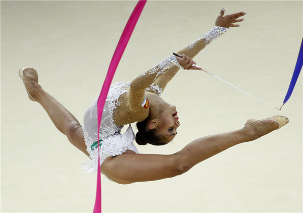 Gymnasts find their rhythm