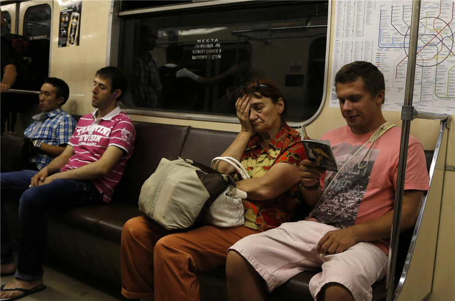 Riding the Moscow metro