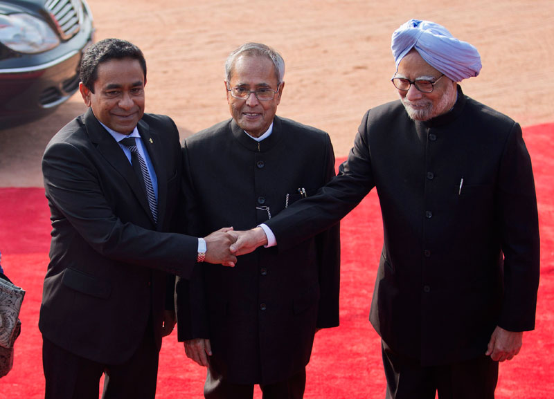 Maldives President arrives in India for state visit