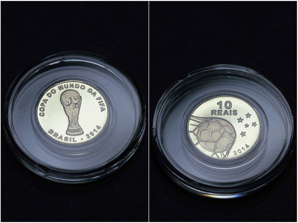 Brazil launches World Cup commemorative coins