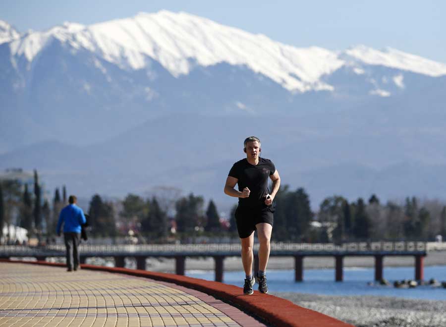 Winter Games, sunny skies