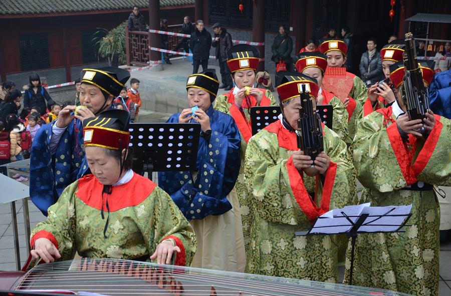 Temple in Dujiangyan honors Confucius