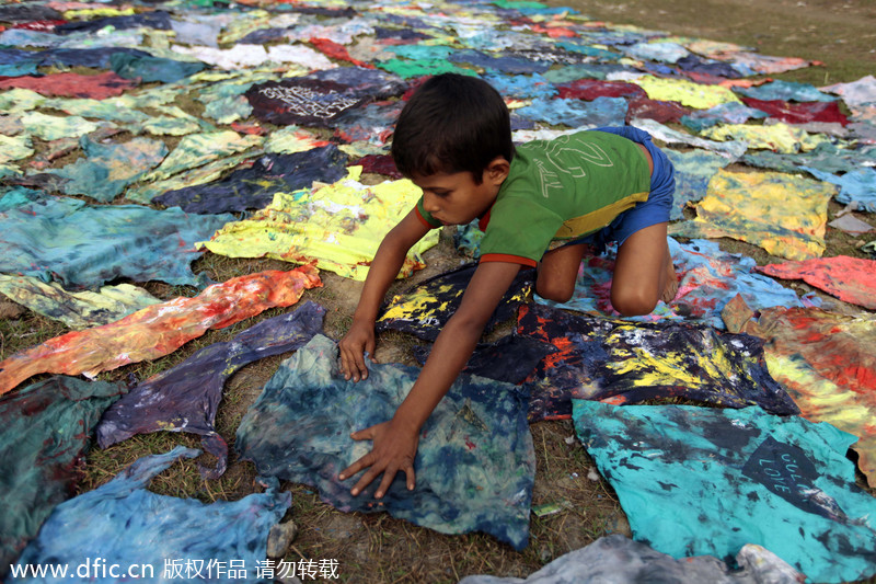 Gripping pictures of child laborers