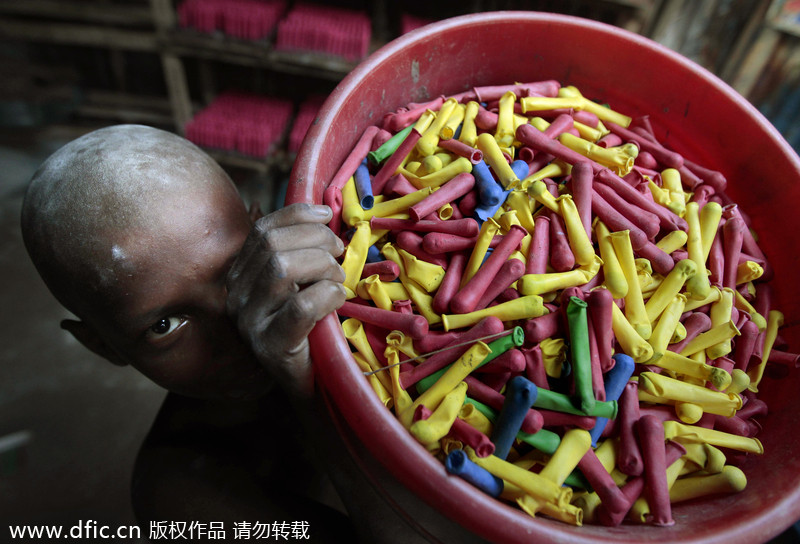 Gripping pictures of child laborers