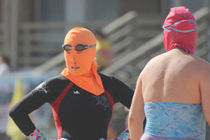 Water fun helps cool off the summer heat