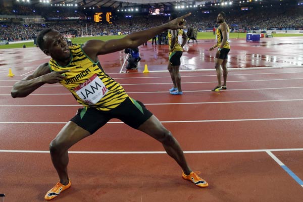 Bolt strikes first Commonwealth gold