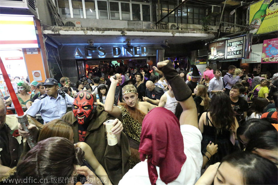 Halloween fun in China