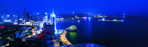 Amazing Qingdao at night