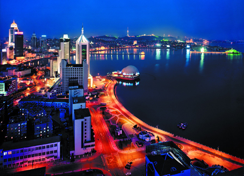 Amazing Qingdao at night