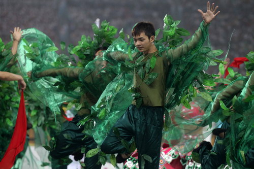 Performance on the openning ceremony