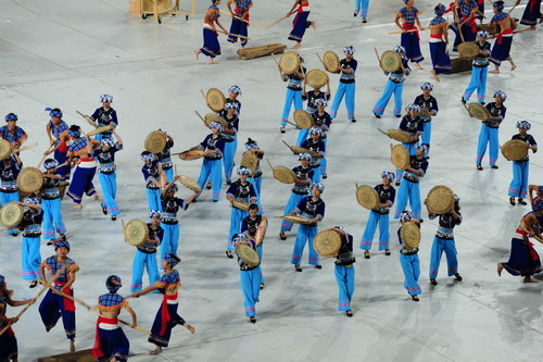 Performance on the openning ceremony