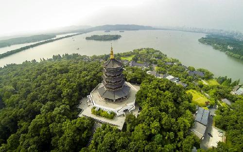 Amazing aerial scenery of China's Hangzhou