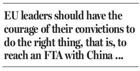 Time for EU and China to act on an FTA