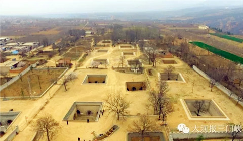 Aerial photos show views of magnificent cave dwellings