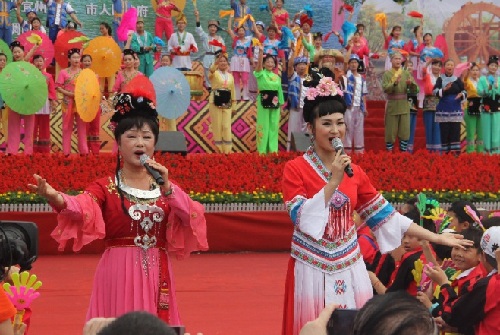 Liu Sanjie cultural festival gets underway in Yizhou