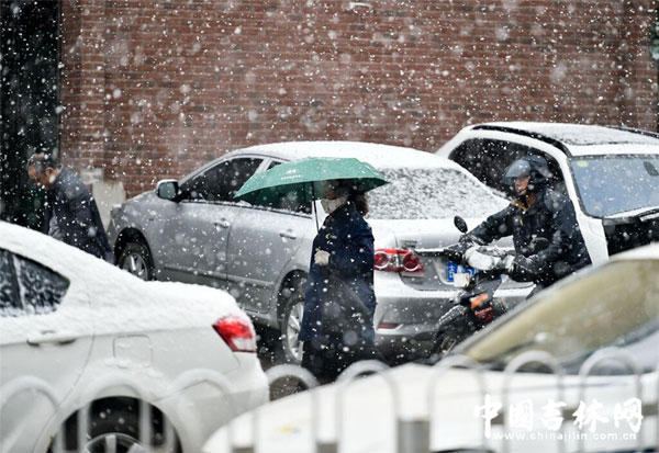 Snow hits Northeast China as temperatures drop