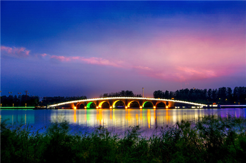 Pretty scenery along the Fenhe River