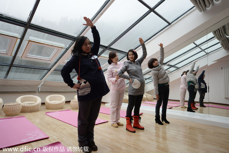 Luxury postnatal care center in SW China