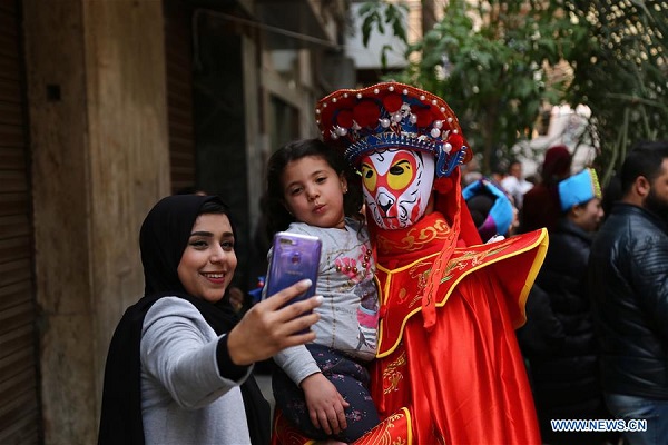 Artists from Chongqing Disabled Art Troupe perform in Cairo, Egypt