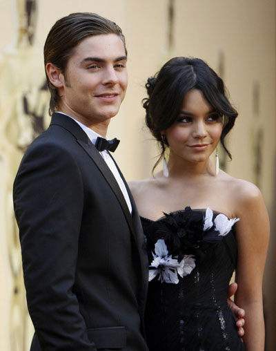 Zac Efron,Vanessa Hudgens arrive at 81st Academy Awards in Hollywood