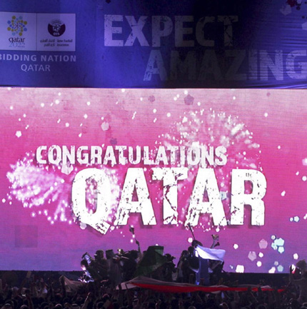 Special: Russia, Qatar to hold 2018, 2022 FIFA World Cups