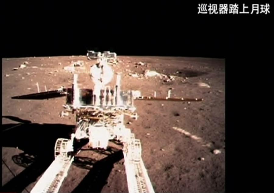 China's 'Jade Rabbit' separates from lander