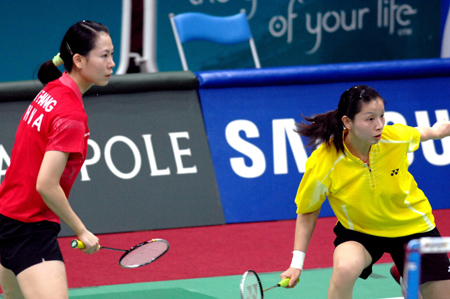 Chinese badminton squad begins training