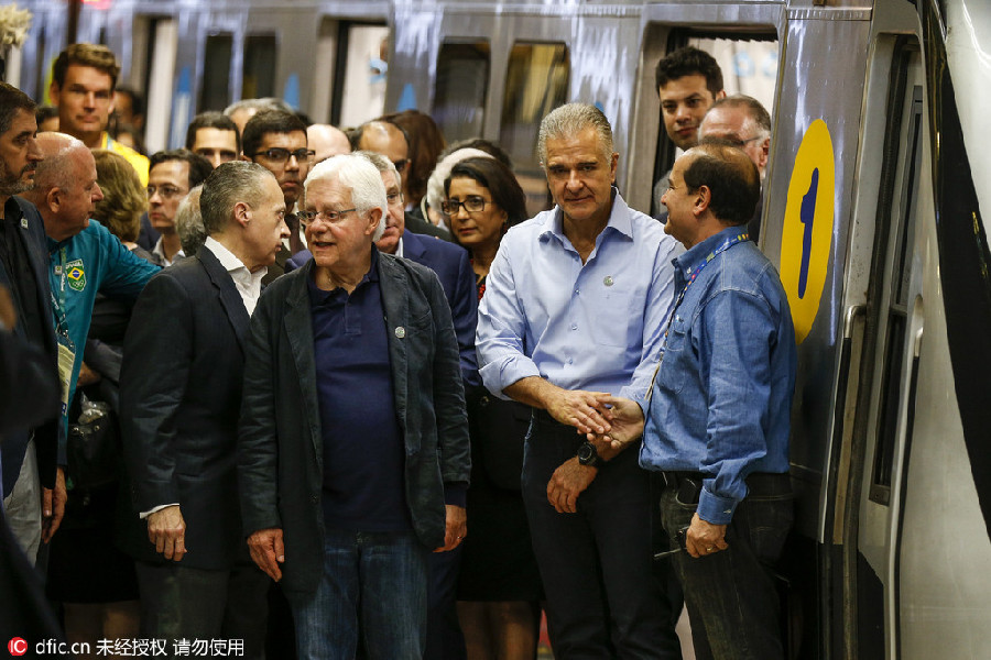 Rio Olympics' special subway starts running