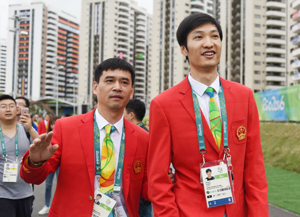 Chinese national flag raised at Rio Olympics Athletes Village