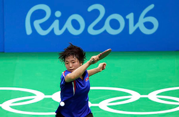 Kim claims table tennis bronze for DPRK on Olympic debut