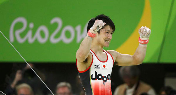 King of gymnastics Uchimura hopes to carry on till Tokyo 2020