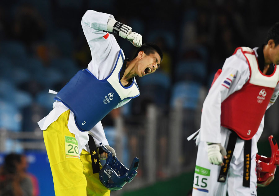 Zhao Shuai wins China's first gold medal in men's taekwondo