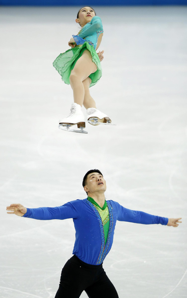 China comes in third at figure skating team event