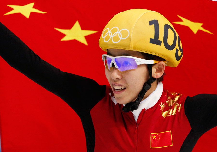 China lands 2 silver, 1 bronze on short track