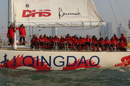 Qingdao finishes third in Round 6 of Clipper World Yacht Race