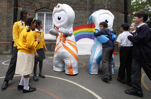 Wenlock and Mandeville launched as 2012 mascots