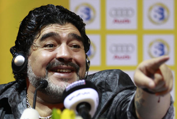 Maradona cautious on Al Wasl's prospects